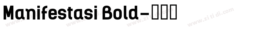 Manifestasi Bold字体转换